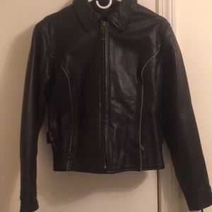 Hot leathers women’s motorcycle jacket